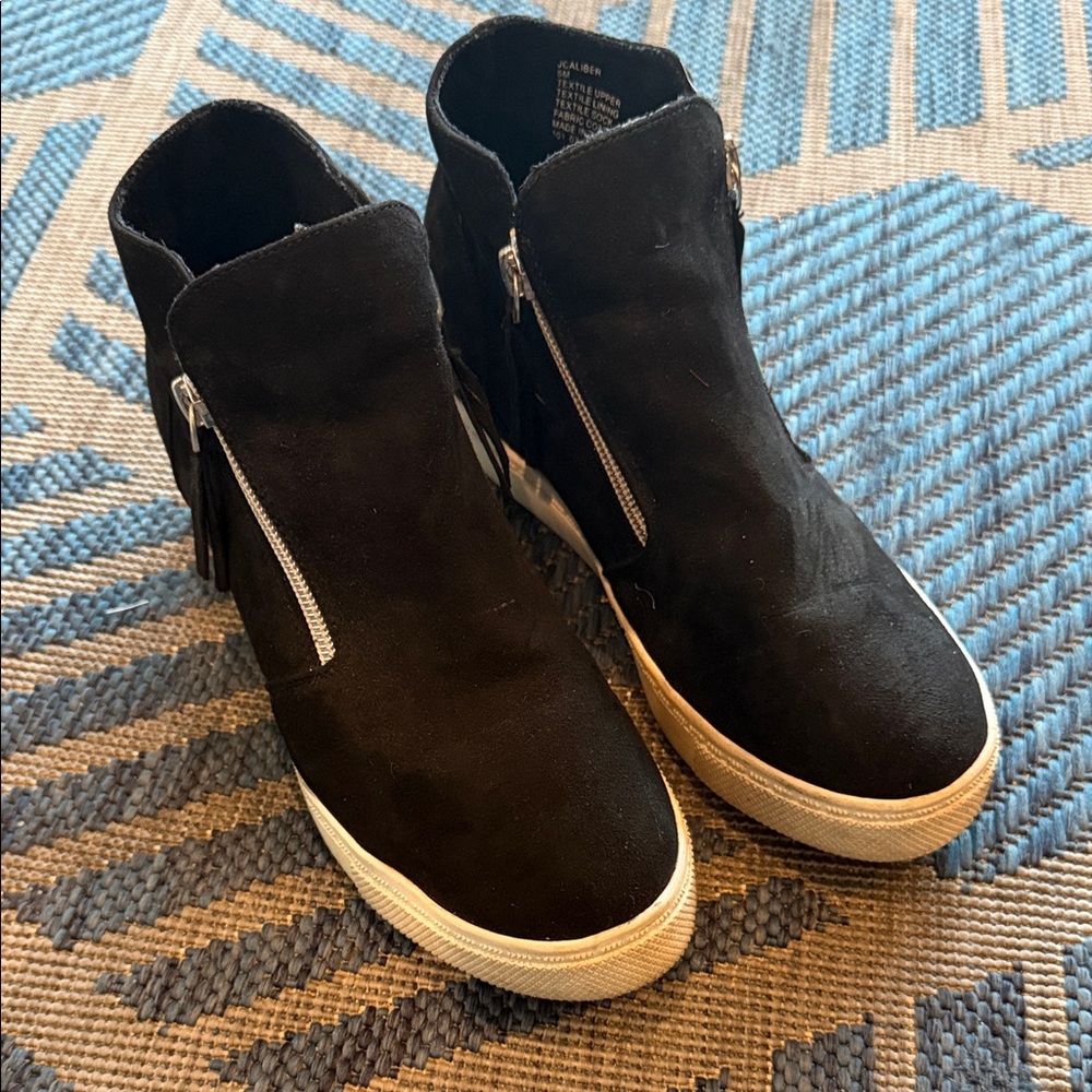 Steve Madden Black High-Top Sneakers